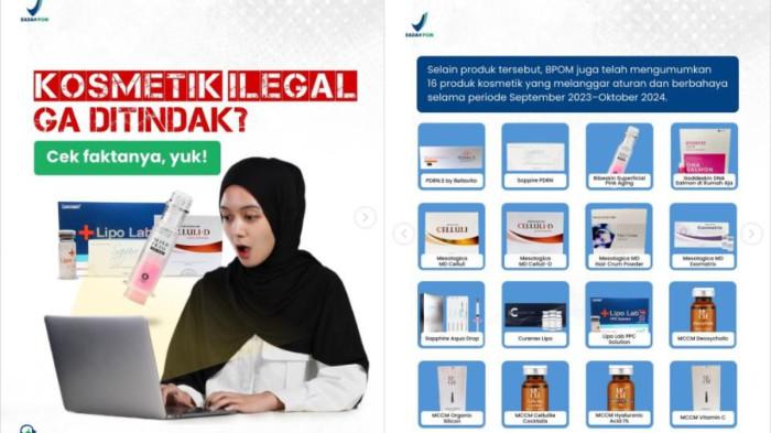 PRODUK REZA GLADYS TERBUKTI ILEGAL