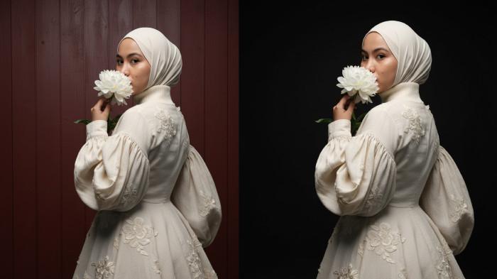 PROMPT GEMINI AI - Contoh foto hasil editan Gemini AI dari foto selfie menggunakan prompt Studio Avant-Garde, Jumat (3/10/2025). (SERAMBINEWS.COM/AI)