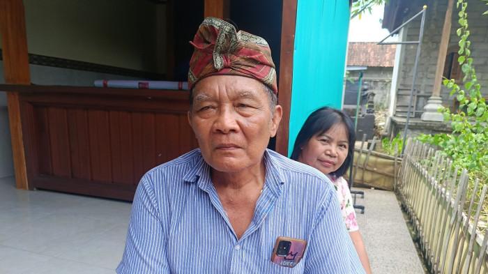 Kakak korban, I Made Winarta. Keluarga mandor proyek yang ditemukan tewas di Gianyar Bali harap pelaku segera ditangkap.