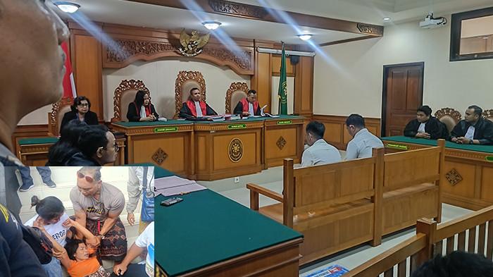 JALANNYA SIDANG - Suasana sidang kasus pembunuhan terhadap Made Agus Aditya (26) asal Banjar Tengah, Desa/Kecamatan Blahbatuh, di Pengadilan Negeri Gianyar, Kamis (25/9).