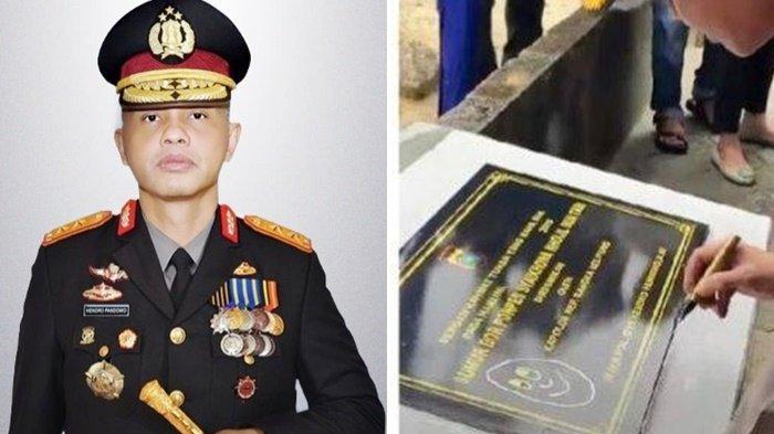 DIMUTASI KE BARESKRIM -- Kolase foto Irjen Hendro Pandowo dan tanda tangan emojinya yang viral.