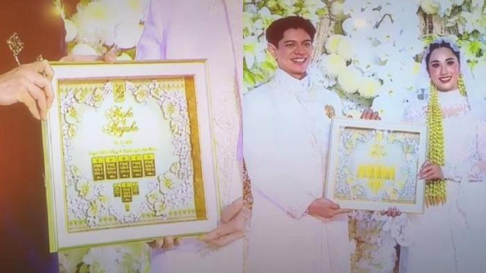 PERNIKAHAN MOSHE DARRON - Kolase pernikahan Moshe Darron dengan putri Erick Thohir. Terungkap mahar yang diberikan dengan jumlah fantastis.