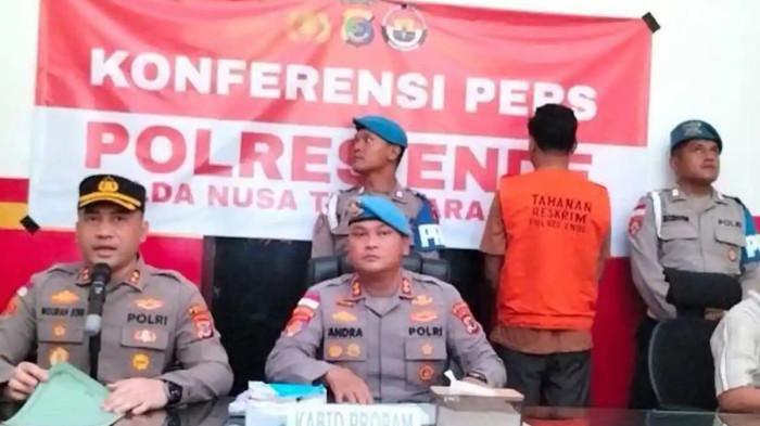BRIPDA OSCHAR - Sosok Bripda Oschar, polisi di Ende, Nusa Tenggara Timur menganiaya penyandang disabilitas hingga tewas.