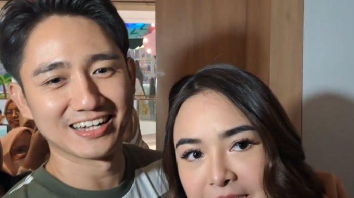 BULAN MADU - Kenny Austin dan Amanda Manopo saat ditemui di kawasan Senayan, Jakarta Pusat. Keduanya ungkap alasan belum berbulan madu usai menikah.