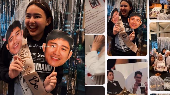 BRIDAL SHOWER - Kolase momen bridal shower Amanda Manopo jelang dinikahi Kenny Austin dicapture Jumat (10/10/2025).