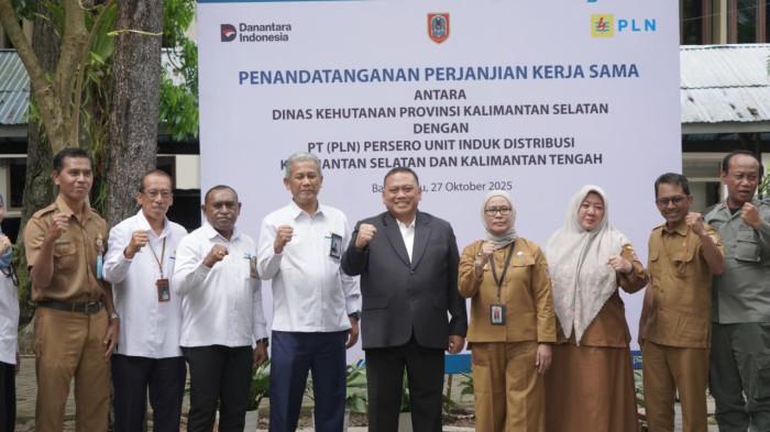 Sinergi PLN dan Dishut Kalsel