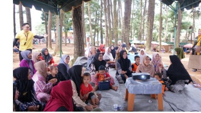 Suasana penyuluhan kesehatan bersama masyarakat Desa Tiwingan Baru1