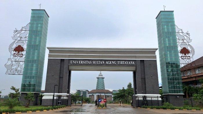 Gerbang kampus Untirta. Berikut lima rekomendasi kampus perguruan tinggi negeri yang ada di wilayah Serang Provinsi Banten.