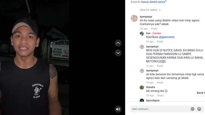 VIRAL DAVID OZORA: David Ozora mengurai respon setelah netizen ramai menyinggung soal sosok AG alias Agnes, mantan pacar David dan Mario Dandy yang sempat viral.