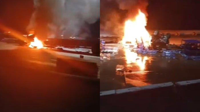 KECELAKAAN MAUT CIAWI - Fakta-fakta Kecelakaan Maut di Gerbang Tol Ciawi 2 Bogor. Mobil ringsek dan terbakar hingga korban tewas bergelimpangan di aspal, Selasa (4/2/2025) malam.