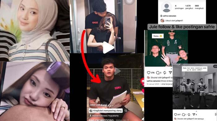 VIRAL PERSELINGKUHAN JULE: Terbongkar profesi pria diduga selingkuhan selebgram Julia Prastini alias Jule. Foto-foto mesra Jule dengan sang pria disebut bukan editan setelah netizen menganalisa berbagai buktinya.