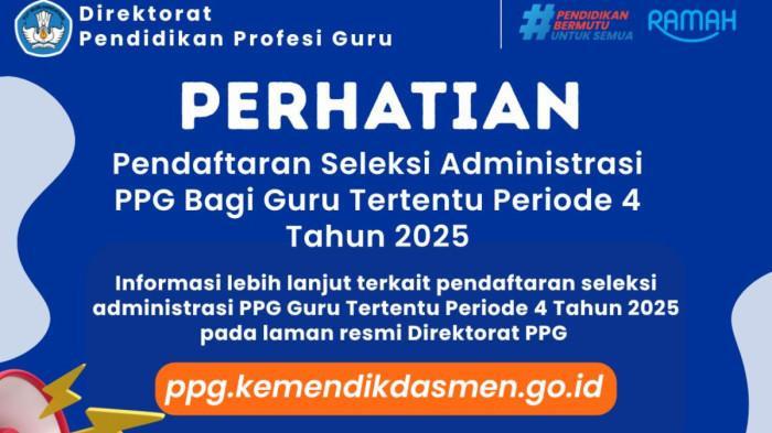 Seleksi Administrasi PPG cxv