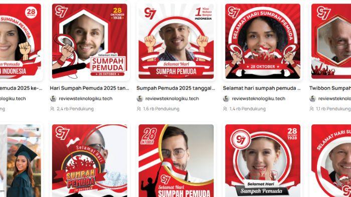 HARI SUMPAH PEMUDA - Kumpulan Twibbon Hari Sumpah Pemuda 2025 dengan desain menarik yang bisa dibagikan ke media sosial. Hari Sumpah Pemuda diperingati setiap 28 Oktober.