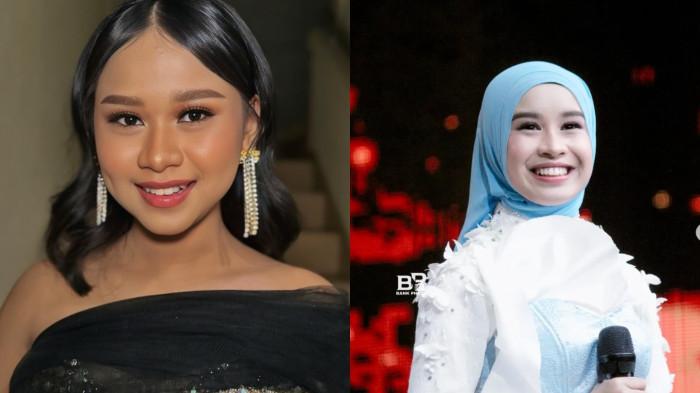 D ACADEMY 7: Kolase foto April (kiri) dan Mila (kanan) peserta dari Jawa Barat D Academy 7. - Berikut inilah perbandingan statistik peserta dari Jawa Barat April dan Mila di D Academy 7, siapa yang paling banyak dapat standing ovation?