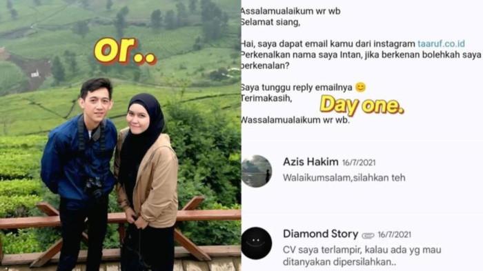 Kisah cinta wanita bertemu jodoh setelah mengirim CV di email bak melamar kerja