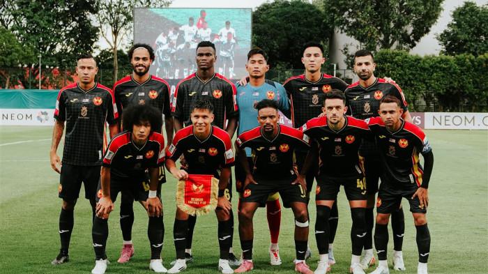 SKUAD SELANGOR FC - Skuad Selangor FC saat menghadapi Lion City Sailors di Stadion Bishan, Singapura, pada matchday kedua AFC Champions League Two (ACL 2) 2025/2026, Rabu (1/10/2025).