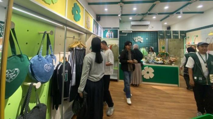 Suasana toko Tome Ame di Jalan Trunojoyo, Bandung, Jawa Barat, Sabtu (2/8/2025).