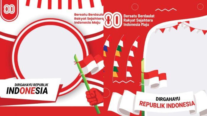 TWIBBON HUT RI - Kumpulan Twibbon Hari Ulang Tahun (HUT) ke-80 Kemerdekaan Republik Indonesia (RI) yang diperingati pada Minggu, 17 Agustus 2025.