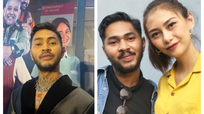 ONADIO TERSANGKUT NARKOBA - Penyanyi Onadio Leonardo bersama sang istri, Bebi Prisilia saat ditemui di gedung Trans TV, Tendean, Jakarta Selatan, Jumat (11/10/2019). Pasangan artis Leonardo Arya yang akrab disapa Onadio Leonardo dan istrinya Beby Prisillia ditangkap terkait kasus narkoba.