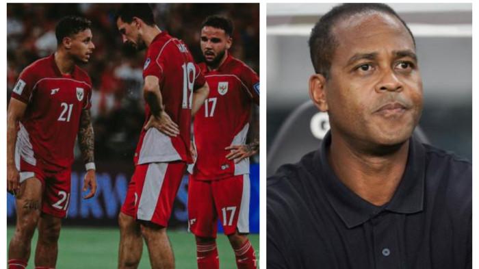 TIMNAS INDONESIA TERSINGKIR - Ekspresi para pemain Timnas Indonesia saat melawan Irak pada laga kedua Grup B ronde keempat Kualifikasi Piala Dunia 2026 Zona Asia di Stadion King Abdullah Sports City, Jeddah, pada Minggu (12/10/2025) dini hari WIB. Tagar Pelatih Timnas Indonesia, Patrick Kluivert Out menggema usai Timnas Indonesia kalah dari Irak pada Minggu (12/10/2025)