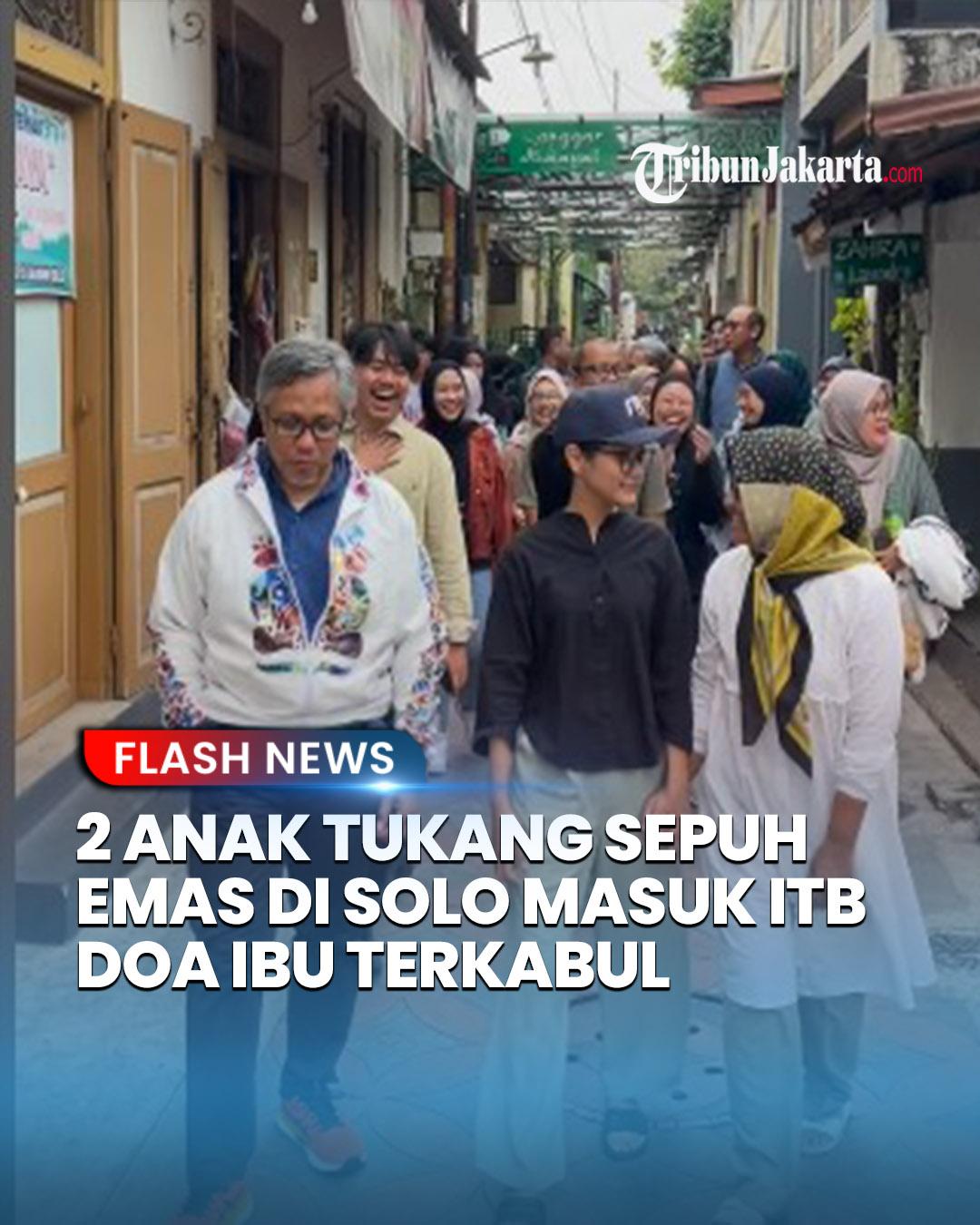 Dua anak tukang sepuh emas di pinggir jalan Kota Solo berhasil masuk ITB. Doa sang ibu yang sudah 10 tahun menjadi tulang punggung keluarga akhirnya terkabul, hingga membuat Dosen ITB berdecak kagum.