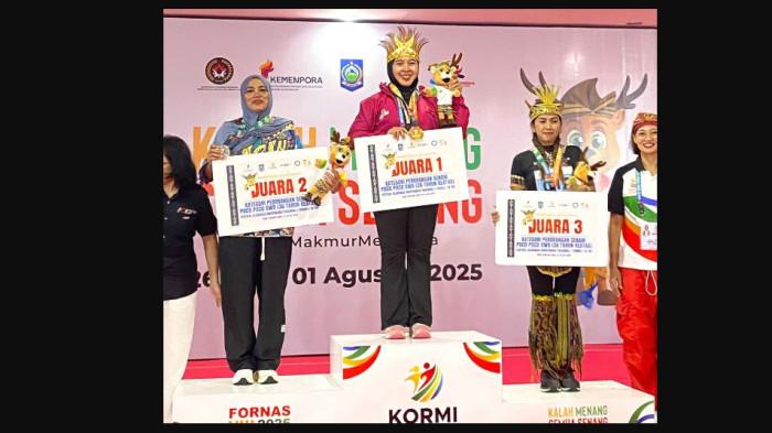 Universitas Jambi (UNJA) kembali mengukir prestasi membanggakan dengan berhasil meraih total 6 medali dalam Festival Olahraga Rekreasi Nasional (FORNAS) 2025 yang digelar di Nusa Tenggara Barat, pada 24 Juli s/d 1 Agustus 2025.
