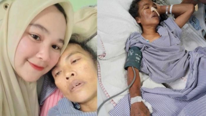 KORBAN KEKERASAN - Ida (47), warga Desa Koto Lebuh Tinggi, Kecamatan Siulak, Kabupaten Kerinci, masih terbaring di kasur. Dia menjadi korban penganiayaan majikan saat bekerja di Malaysia. Kini kondisinya memilukan, Senin (4/8/2025).