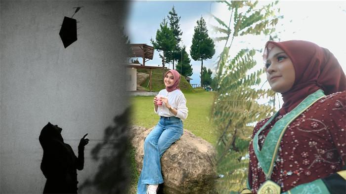 KORBAN KECELAKAAN - Oca Fahira 22 Tahun mengalami kecelakaan di Jalan Raya Batang, Mempawah-Sungai Pinyuh, Selasa 30 September 2025. Oca Fahira baru saja melangsungkan wisuda di Polnep.