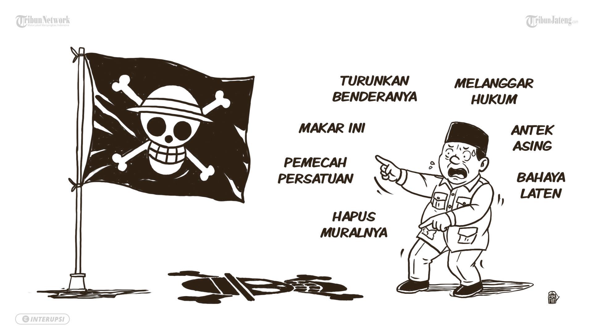 Interupsi Fobia Bendera One Piece (Jelly Roger)