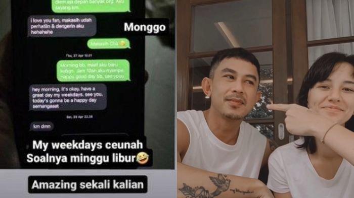 Tangkap layar unggahan Dahlia Poland soal dugaan perselingkuhan yang dilakukan Fandy Christian dengan Andi Annisa.
