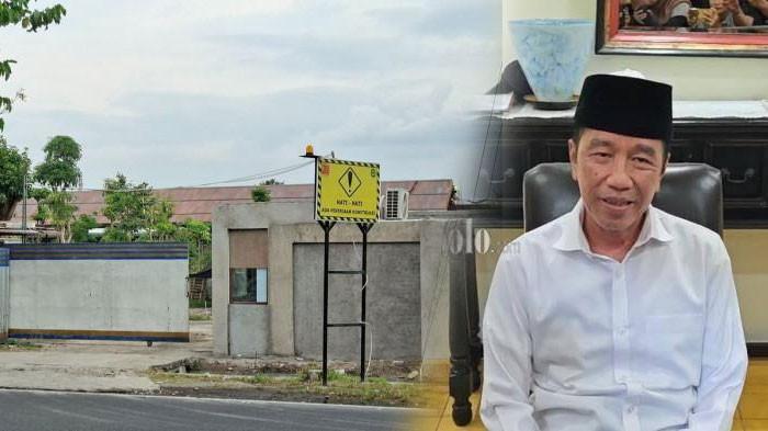 RUMAH PENSIUN JOKOWI - Rumah hadiah untuk Presiden ke 7 Joko Widodo (Jokowi) masih ditutupi seng, Selasa (21/10/2025). Rumah pensiun Jokowi ini berdiri di atas lahan seluas 12.000 meter persegi dengan harga mencapai Rp10 juta per meter. Harta kekayaan Jokowi diprediksi melonjak.
