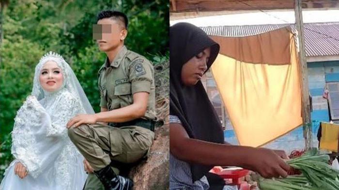 ISTRI DICERAIKAN SUAMI - Melda Safitri (33), wanita asal Kabupaten Aceh Singkil kini harus banting tulang jual gorengan demi menghidupi dua anaknya setelah diceraikan jelang suaminya. Ia diceraikan jelang suami dilantik jadi PPPK.