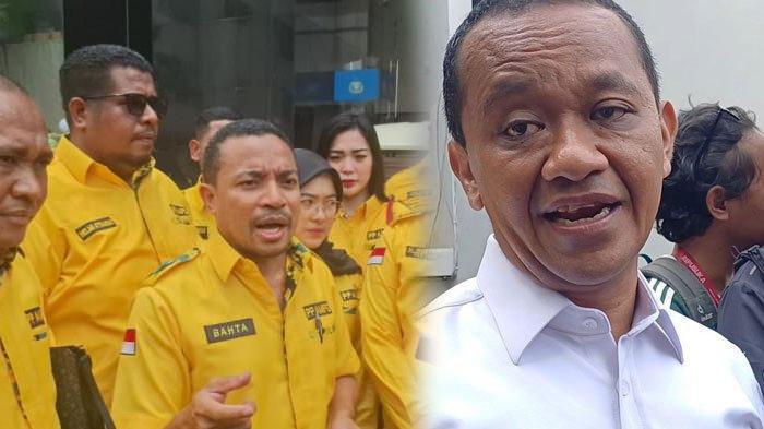 MEME - Pengurus Pusat Angkatan Muda Pemuda Golkar (AMPG) mendatangi Polda Metro Jaya untuk melaporkan akun media sosial (medsos) yang menyerang personal Bahlil Lahadalia dengan gambar meme pada Senin (20/10/2025).