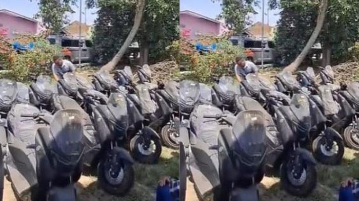 MOTOR NMAX MURAH - Ratusan motor Yamaha Nmax ludes dalam dua hari dijual hanya Rp15 juta saja di Medan. Kabarnya motor baru ini bekas kebanjiran.