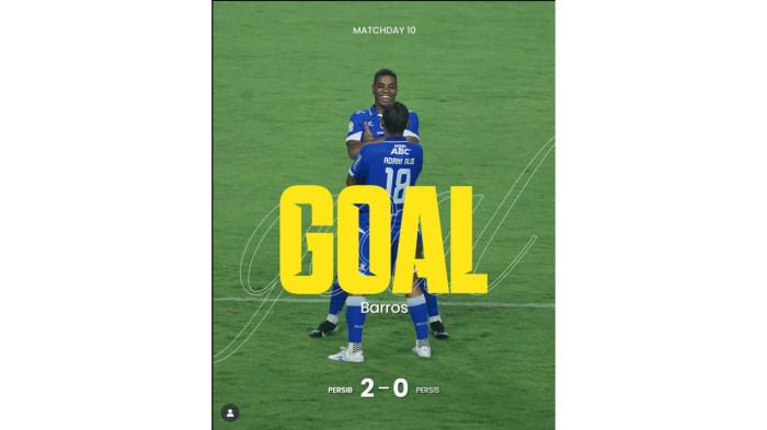 Babak kedua Persib vs Persis
