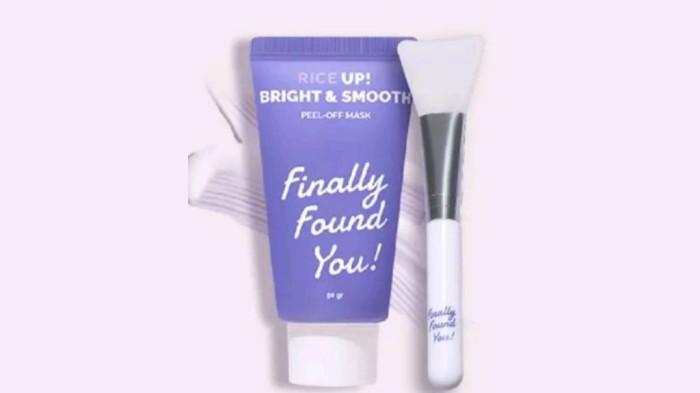 Finally Found You Rice Up! Bright & Smooth Peel-Off Mask