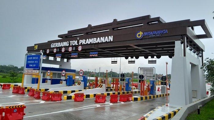 SIAP BEROPERASI - Gerbang Tol Prambanan di Desa Dompyongan, Kecamatan Jogonalan, Kabupaten Klaten, Jawa Tengah.