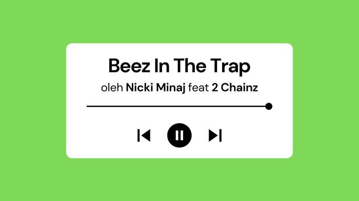 Lirik Lagu Beez In The Trap Nicki Minaj ft 2 Chainz dengan Terjemahan