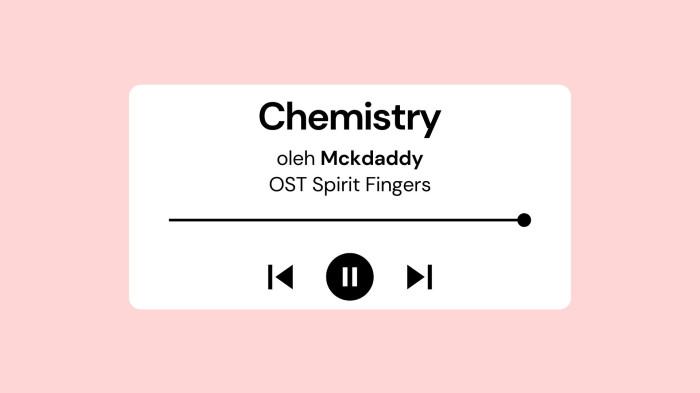 Lirik Lagu Chemistry - Mckdaddy OST Spirit Fingers
