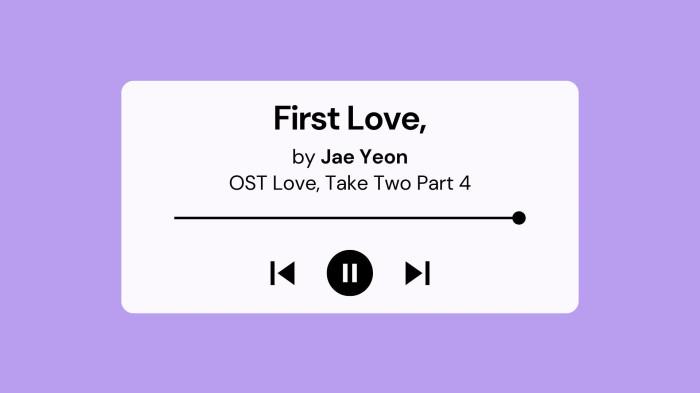 Lirik Lagu First Love, Jae Yeon OST Love Take Two Part 4 dengan Terjemahan