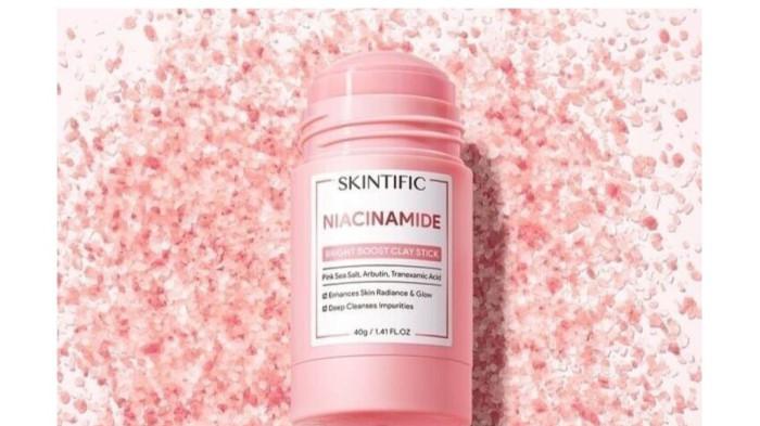SKINTIFIC Niacinamide Bright Boost Clay Stick Mask