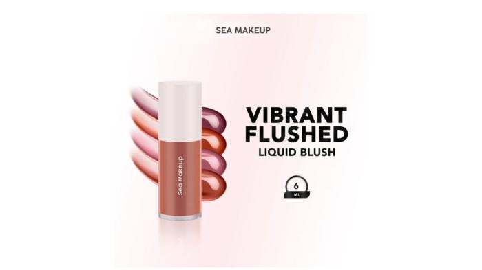 Sea Makeup Vibrant Flushed Liquid Blush
