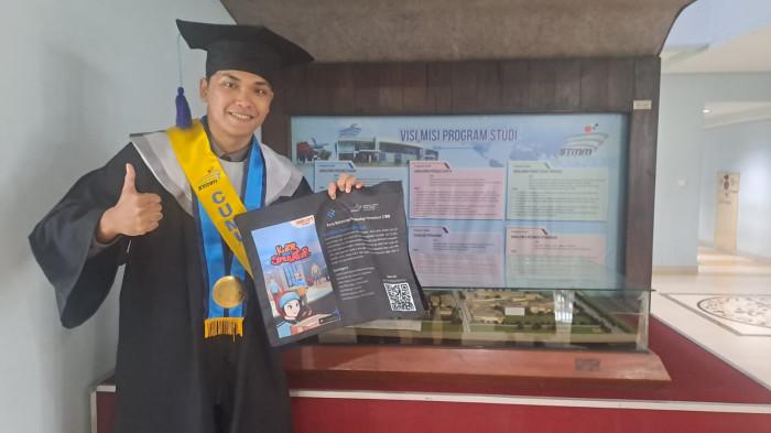 Wisudawan STMM Ciptakan Game “Kurir Paket Simulator”, Diunduh 100 Ribu Kali dan Tampil di IGDX