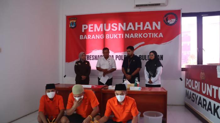 Pemusnahan narkoba di Polresta Bulungan 02 22102025.jpg