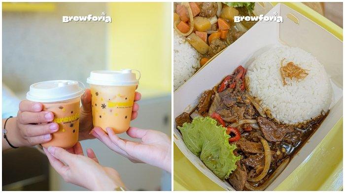 REKOMENDASI KAFE BALIKPAPAN - Tangkapan layar dari akun Instagram @brewforia.id pada Rabu (18/6/2025). Kafe yang didominasi oleh warga kuning ini tak hanya mempunyai menu kopi yang beragam, namun juga tempat yang nyaman dan cocok untuk kumpul bareng! (Instagram @brewforia.id)