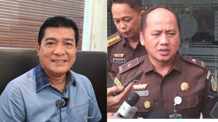 DI BALIK EKSEKUSI SILFESTER - Kolase foto terpidana Silfester Matutina dan Kapuspenkum Anang Supriatna. Silfester yang divonis 1,5 tahun penjara sejak 2019 lalu, tak kunjung dieksekusi oleh Kejaksaan Negeri Jakarta Selatan. Saat itu Kajari Jaksel adalah Anang Supriatna, yang kini menjabat sebagai Kapuspenkum. 9Tribunnews.com/Fahmi Ramadhan)