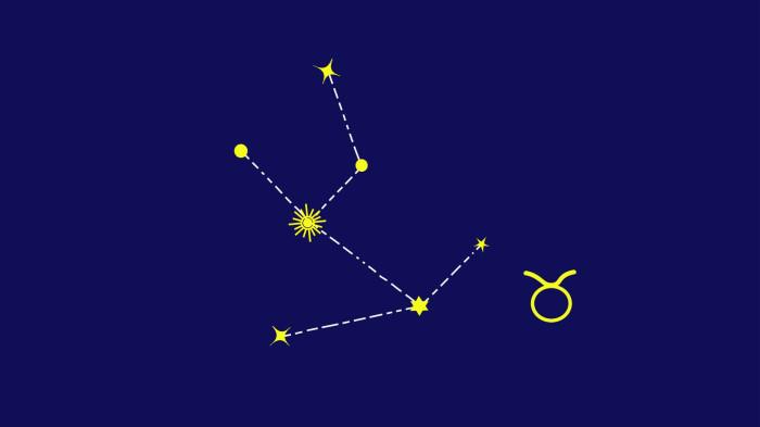 ILUSTRASI ZODIAK - Ilustrasi lambang zodiak Taurus.