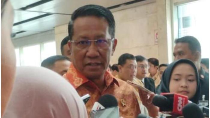 DUALISME PPP - Menteri Hukum RI Supratman Andi Agtas saat ditemui awak media di Kompleks Parlemen, Senayan, Jakarta, Kamis (2/10/2025). Supratman menegaskan dirinya telah menandatangani SK Kepengurusan PPP pimpinan M. Mardiono.