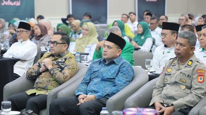 SILATURAHMI KAHMI - Wali Kota Makassar Munafri Arifuddin hadiri konsolidasi KAHMI se-Sulawesi di Hotel Aryaduta Makassar, Jumat (10/10/2025).