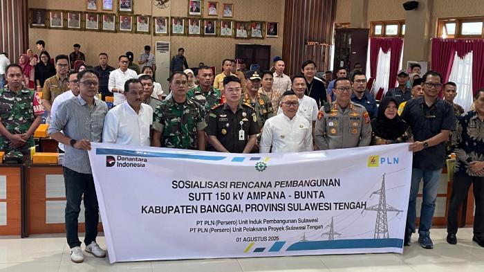 sosialisasi pembangunan SUTT 150 kV Ampana-Bunta